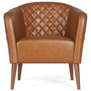 Weekender Webster Stationary Leather Look Accent Chair WKXC0002CHR00FM IMAGE 1