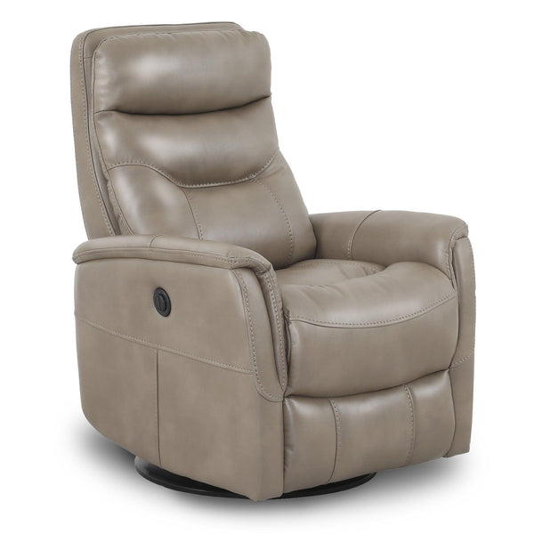  Parker House Furniture Gemini MGEM#812GSPB-LIN Power Swivel Glider Recliner - Linen IMAGE 1