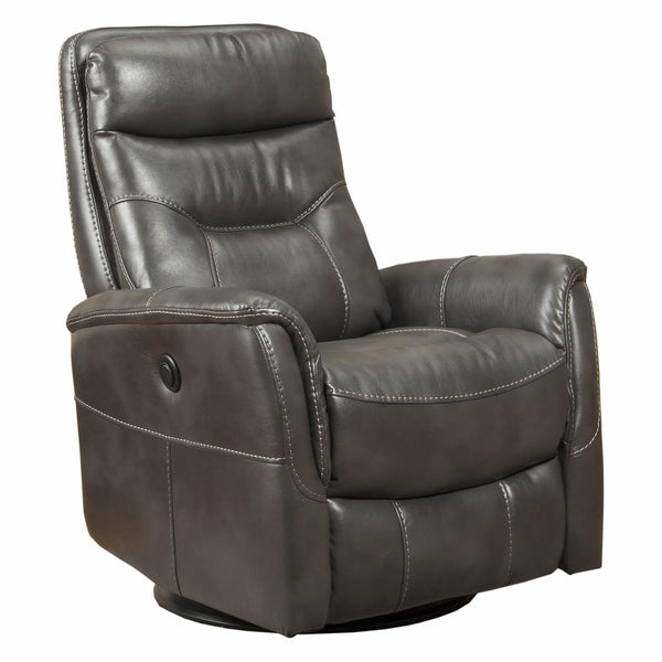  Parker House Furniture Gemini MGEM#812GSPB-FLI Power Swivel Glider Recliner - Flint IMAGE 1
