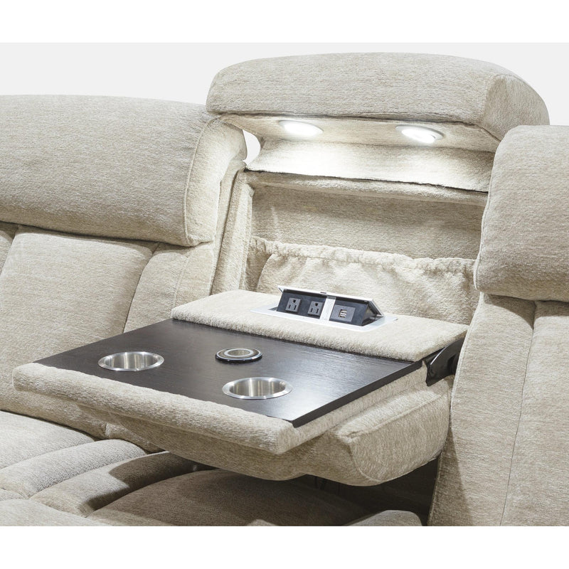 Parker Living Dalton MDAL-PACKT(H)-LFA Lucky Fawn 6 Piece Modular Power Reclining Sectional with Power Adjustable Headrests IMAGE 4
