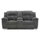 Signature Design by Ashley Frohn 3740694 Double Reclining Loveseat with Console IMAGE 3