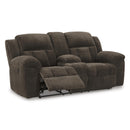Signature Design by Ashley Frohn 3740794 Double Reclining Loveseat with Console IMAGE 2