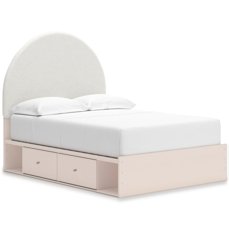 Signature Design by Ashley Wistenpine Full Upholstered Panel Bed with Storage B100-12/B1323-50/B1323-50/B1323-84/B1323-87 IMAGE 1