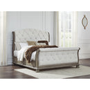 Signature Design by Ashley Ardenfield B944B5 California King Upholstered Sleigh Bed IMAGE 5