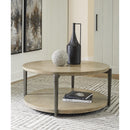 Signature Design by Ashley Dyonton T574-8 Round Cocktail Table IMAGE 5