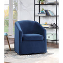 Steve Silver Furniture Arlo ARO850CB Upholstered Dining/Accent Chair Indigo IMAGE 3