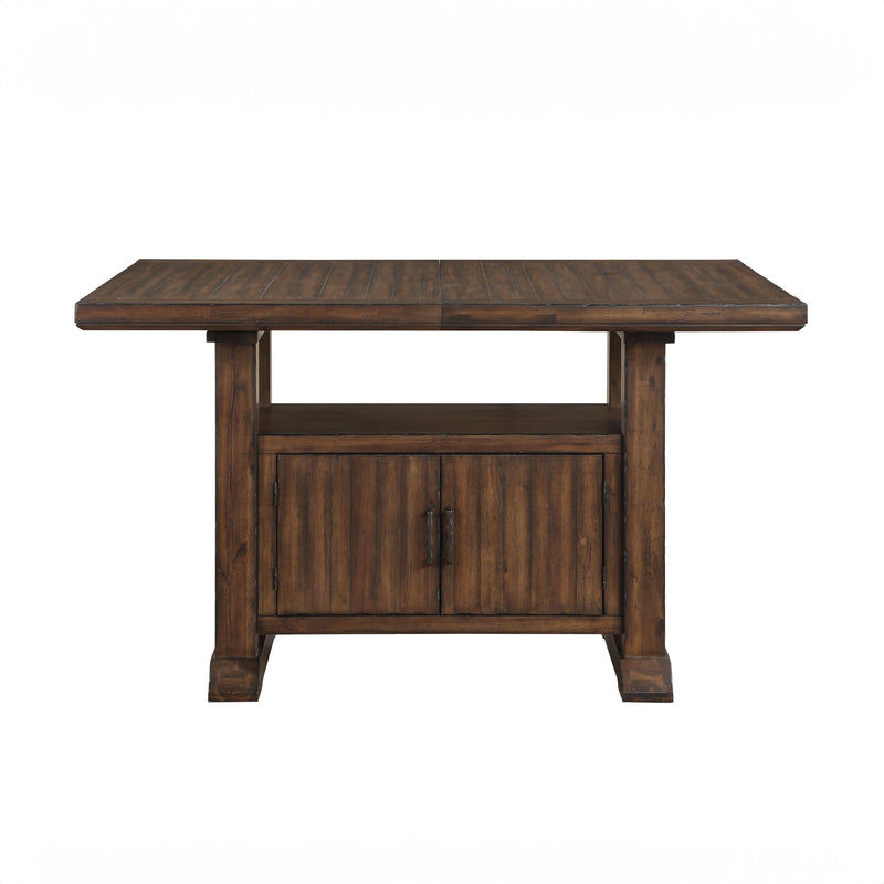 Steve Silver Furniture Auburn AUB600PTPB Storage Counter Table IMAGE 1