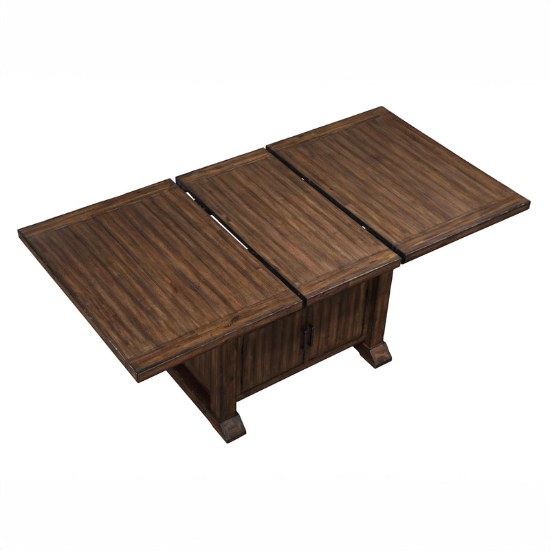 Steve Silver Furniture Auburn AUB600PTPB Storage Counter Table IMAGE 2