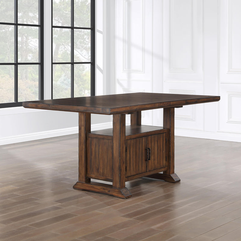 Steve Silver Furniture Auburn AUB600PTPB Storage Counter Table IMAGE 3