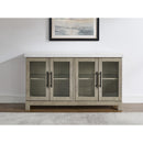Steve Silver Furniture Carena CA520WSB White Marble Top Sideboard w/Power IMAGE 2