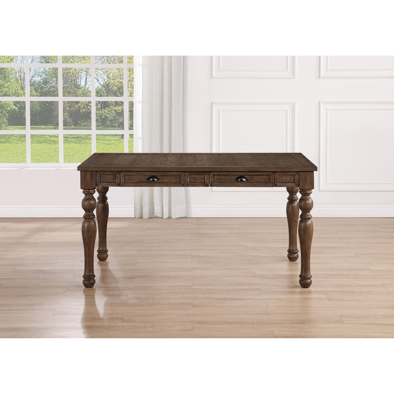 Steve Silver Furniture Joanna JA600NT Dining Table Brown IMAGE 3