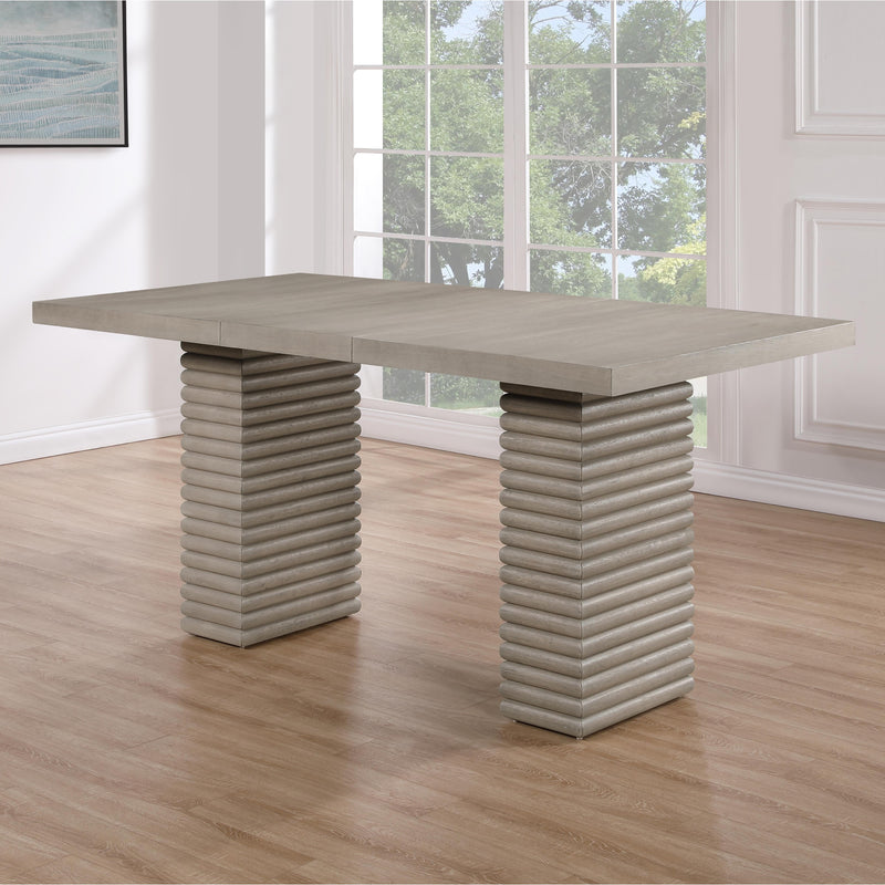 Steve Silver Furniture Lily LLY500-PTPTB 60-78" Counter Table w/18" Leaf IMAGE 3