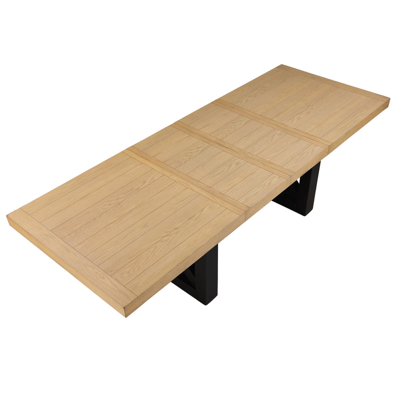 Steve Silver Furniture Magnolia MM500KT D w/2-18in Leaves, Black Base IMAGE 2