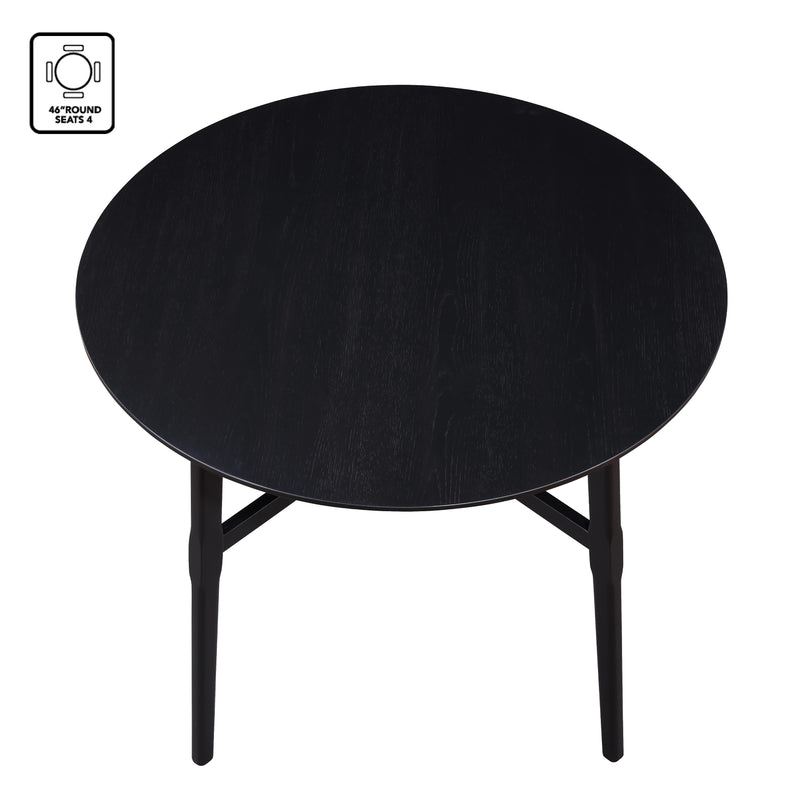 Steve Silver Furniture Oslo OLS500KPT Black Counter Table IMAGE 2