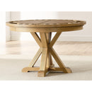 Steve Silver Furniture Rylie RL500-DB-TT-GT Dining Table with Game Top Natural IMAGE 3
