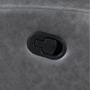 Steve Silver Furniture Gaston GAS800GS Manual Sofa Grey w/ Drop Down IMAGE 2