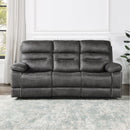 Steve Silver Furniture Rudger RUD800SG Gray Manual Sofa IMAGE 3