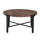 Steve Silver Furniture Chevron CH200C Round Cocktail Table IMAGE 1