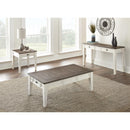 Steve Silver Furniture Cayla CY100-1CES-3PC 3PC Table Set IMAGE 2