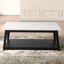 Steve Silver Furniture Vida VD300KWCAS Black White Marble Top Cocktail Tbl IMAGE 3