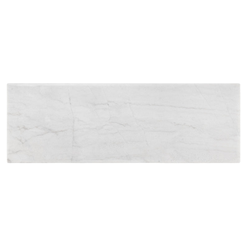 Steve Silver Furniture Vida VD300KWS Black White Marble Top Sofa Table IMAGE 2