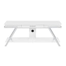 Steve Silver Furniture Zena ZN300WTV White TV Stand w/Drawer IMAGE 1