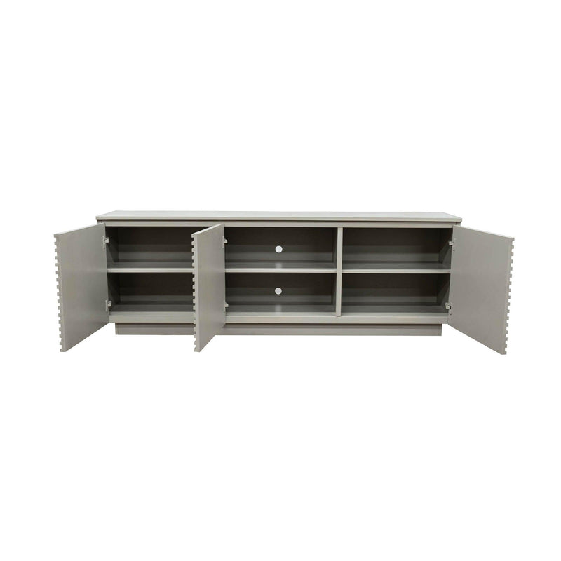 Legends Furniture Stardust SR1210.SST 74" Three Door TV Stand IMAGE 2