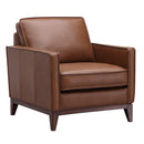 Leather Italia USA 6803 Weston Chair 1015S Highland Saddle Leather IMAGE 1