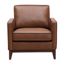 Leather Italia USA 6803 Weston Chair 1015S Highland Saddle Leather IMAGE 2