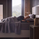  Malouf Classic Cotton MA02KKCHCC - King Pillowcases/Charcoal IMAGE 2