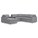 Signature Design by Ashley Modmax 92104S50 6 pc Sectional with Audio System and Chaise IMAGE 1