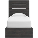 Signature Design by Ashley Hollivern B2108B17 Twin Panel Storage Bed IMAGE 3
