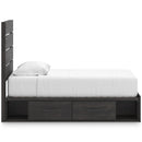 Signature Design by Ashley Hollivern B2108B18 Twin Panel Bed with Storage IMAGE 4