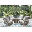 Signature Design by Ashley Rainier Ranch P701-776 Round Fire Pit Table IMAGE 11