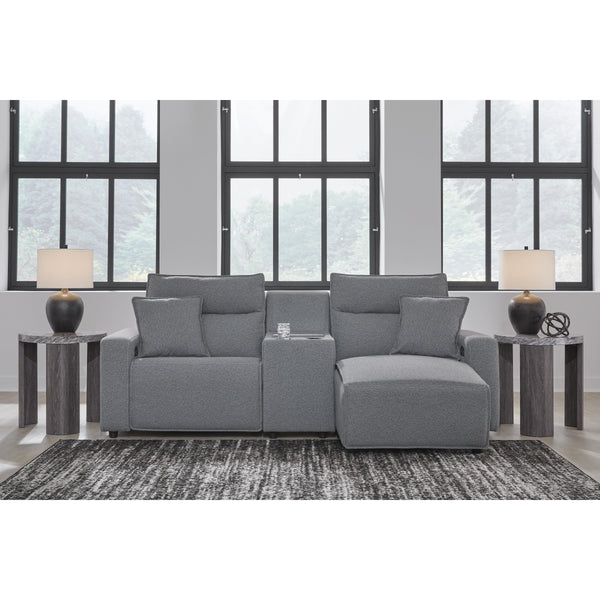 Signature Design by Ashley Modmax 65906S4 3 pc Power Reclining Sectional with Chaise IMAGE 1