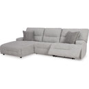  Signature Design by Ashley Acklen Place 93605S7 3 pc Power Reclining Sectional IMAGE 2