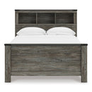 Signature Design by Ashley Frandern B4480B3 Full Bookcase Panel Bed IMAGE 2
