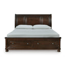 Millennium Porter B697B47 California King Sleigh Storage Bed IMAGE 2