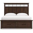 Signature Design by Ashley Taffenbrook B849B4 King Panel Storage Bed IMAGE 5