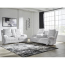 Signature Design by Ashley Rhines Falls PC4280496 Double Reclining Power Loveseat with Console IMAGE 19