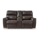 Signature Design by Ashley Crossplex PCU6450618 Power Reclining Loveseat with Console and Adjustable Headrest IMAGE 2