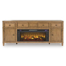 Signature Design by Ashley Sharlance W655W1 81" TV Stand with Electric Fireplace IMAGE 2