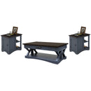 Parker House Furniture Americana Modern AME-3PC-01-06-DEN Denim Cocktail Table with 2 Chairside Tables IMAGE 1