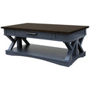 Parker House Furniture Americana Modern AME-3PC-01-06-DEN Denim Cocktail Table with 2 Chairside Tables IMAGE 2