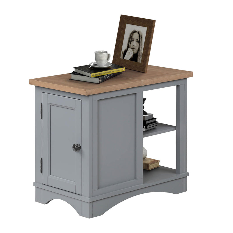 Parker House Furniture Americana Modern AME-3PC-01-06-DOV Dove Cocktail Table with 2 Chairside Tables IMAGE 3