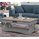 Parker House Furniture Americana Modern AME-3PC-01-06-DOV Dove Cocktail Table with 2 Chairside Tables IMAGE 7