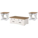 Parker House Furniture Americana Modern AME-3PC-05-02-COT Cotton Lift Top Cocktail Table with 2 End Tables IMAGE 1