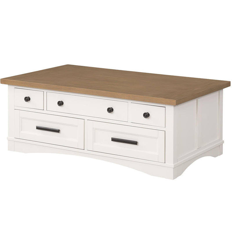Parker House Furniture Americana Modern AME-3PC-05-02-COT Cotton Lift Top Cocktail Table with 2 End Tables IMAGE 2