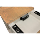 Parker House Furniture Americana Modern AME-3PC-05-06-COT Cotton Lift Top Cocktail Table with 2 Chairside Tables IMAGE 7