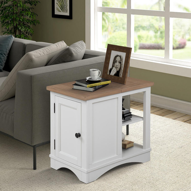 Parker House Furniture Americana Modern AME-3PC-05-06-COT Cotton Lift Top Cocktail Table with 2 Chairside Tables IMAGE 9